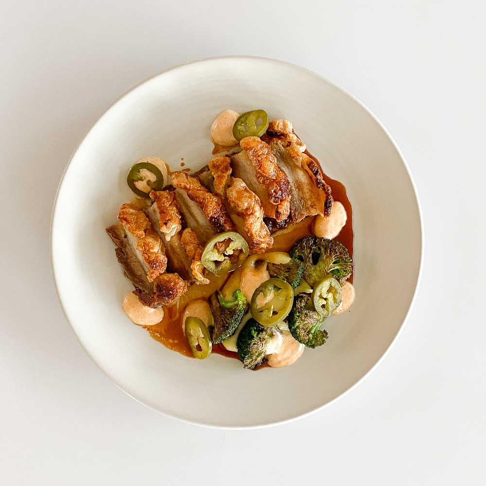 crispy pork (280.-)